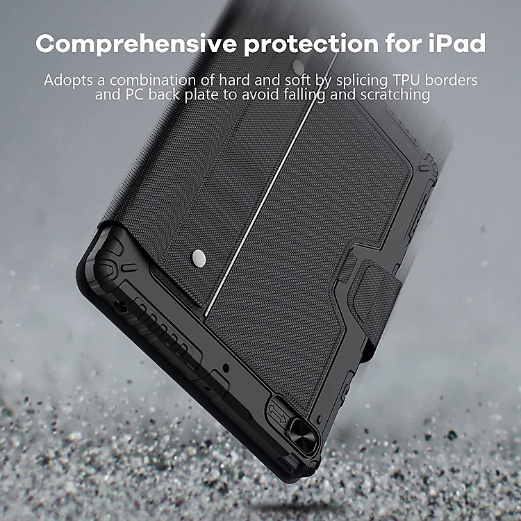 Bao Da Kèm Bàn Phím cho iPad Pro 12.9 inch 2020/2021/2022 Nillkin Bumper - Hàng Chính Hãng