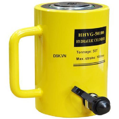 Kích thủy lực 1 chiều 50 tấn hành trình 100mm HHYG-50100