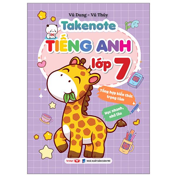 Sách - Takenote - Tiếng Anh Lớp 7