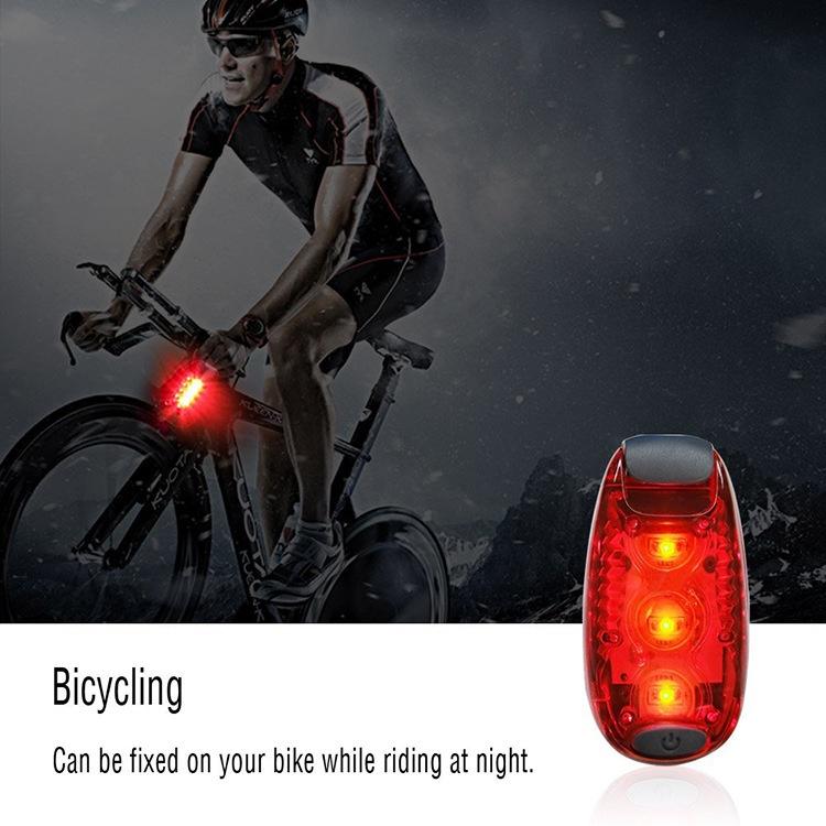 Đèn Cảnh Báo Mini Gắn Đuôi Xe Đạp Leo Núi Tiện Lợi