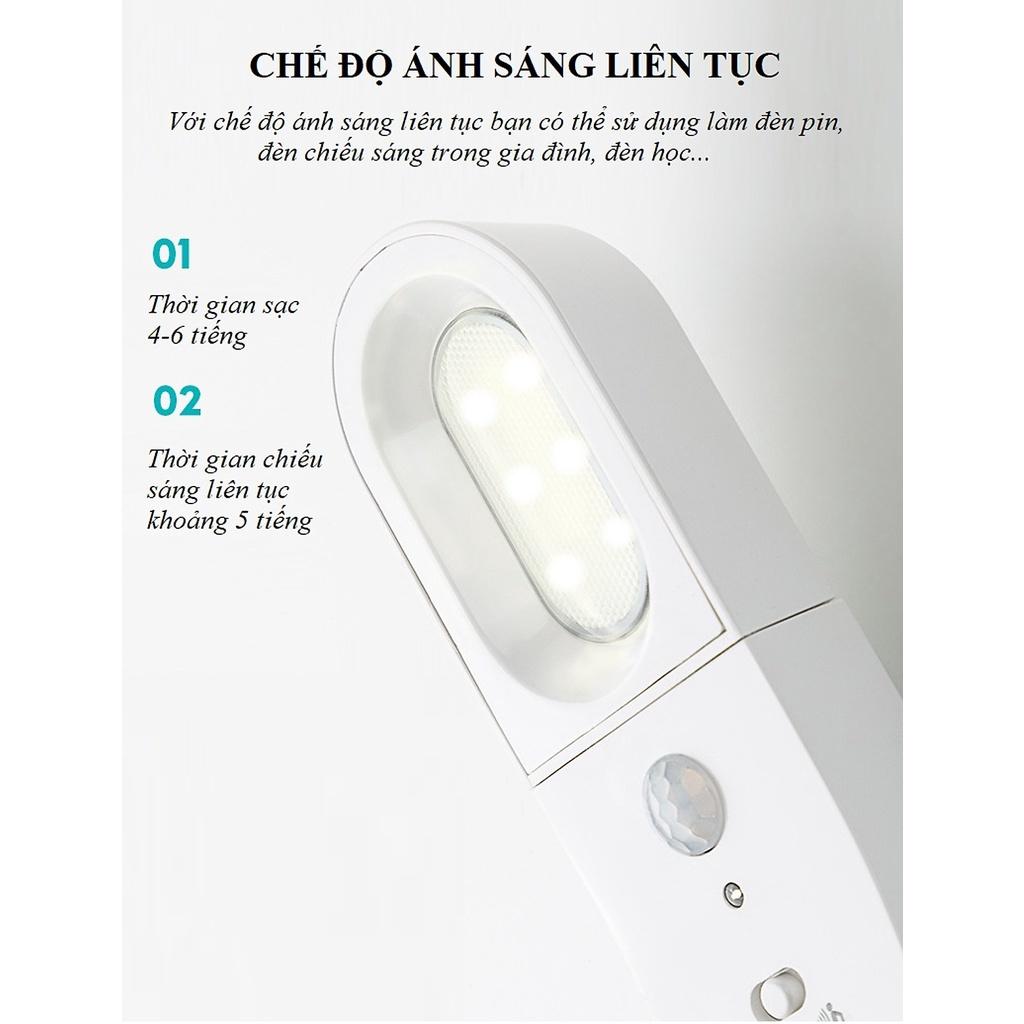 Đèn cảm ứng chuyển động I1, Đèn Led dán tường cảm biến thông minh không dây dán tủ quần áo, cầu thang, phòng ngủ