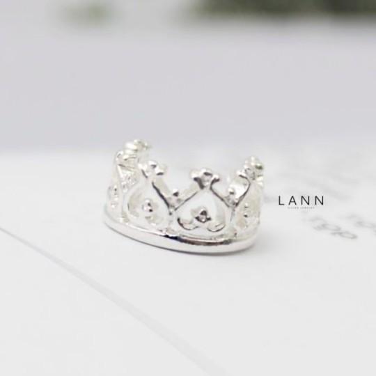 Khuyên kẹp vành vương miện S925 LANN