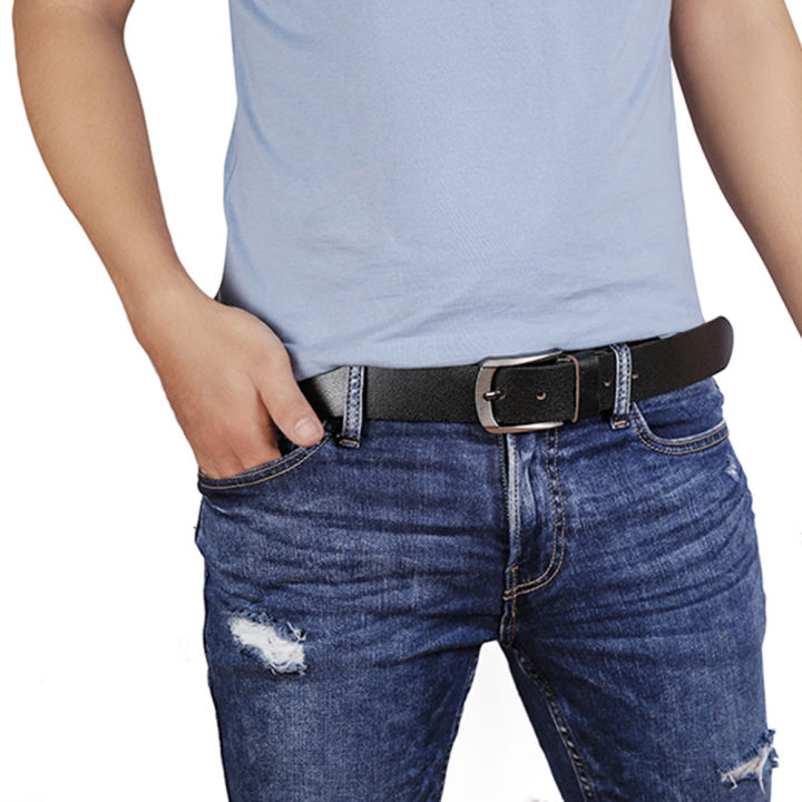 Thắt Lưng Nam Da Bò Cao Cấp TL02 Dây Nịt Nam Màu Đen Phong Cách Hàn Quốc Khóa Tự Động Nhiều Mặt
