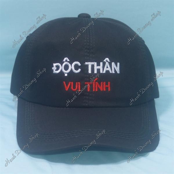 Set Nón Cặp Bucket & Cap Độc Thân Vui Tính (DTL01);(KVT01) - Combo Độc Thân Vui Tính