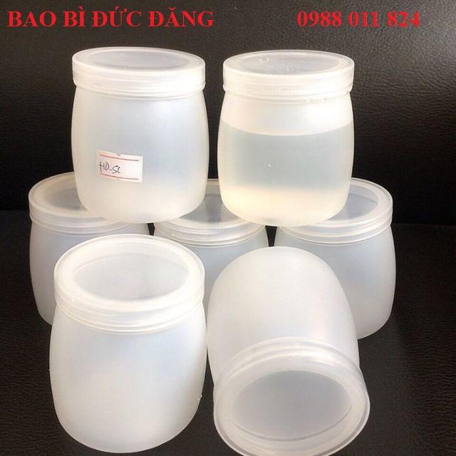 Combo 10 hũ sữa chua nhựa kèm nắp 120ml/160ml
