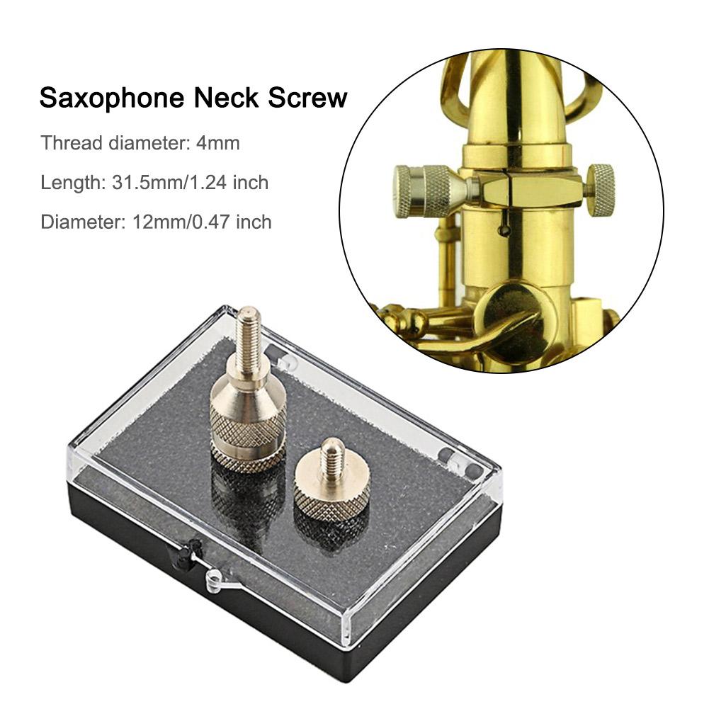 4Mm Sax Cổ Thắt Ốc Vít Thép Chuyên Nghiệp Alto Saxophone Cổ Ốc Vít Bộ Hơi Nhạc Cụ Thay Thế Một Phần Phụ Kiện