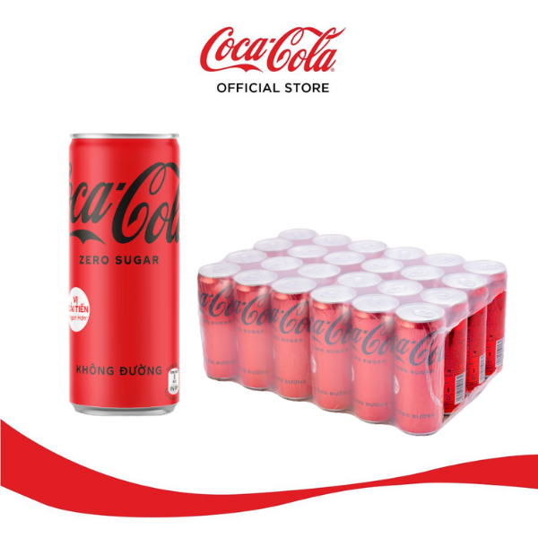 Lốc 24 lon Coca-Cola Zero 320ml/lon Sale 10.10_TK