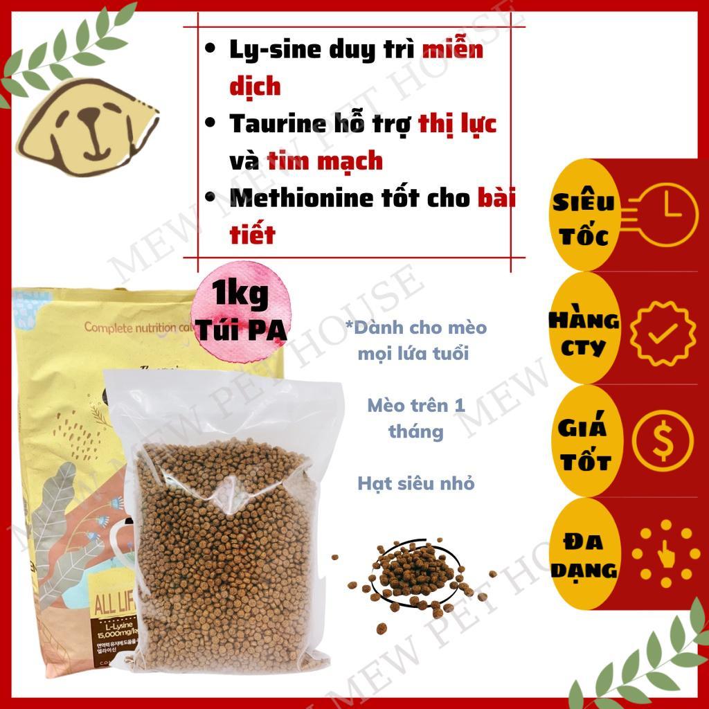 Hạt Cho Mèo Mọi Lứa Tuổi Cat's By Gói 1kg Ép PA Thích Hợp Cho Mèo Con Ăn Dặm