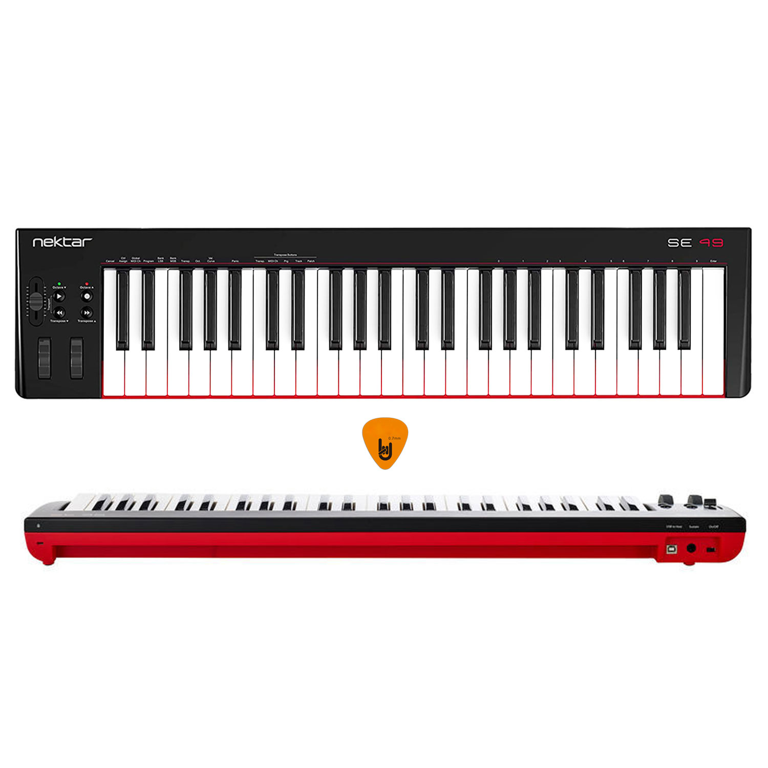 Nektar SE49 Midi Keyboard Controller 49 Phím Cảm ứng lực Bàn phím sáng tác - Sản xuất âm nhạc Producer Hàng Chính Hãng - Kèm Móng Gẩy DreamMaker