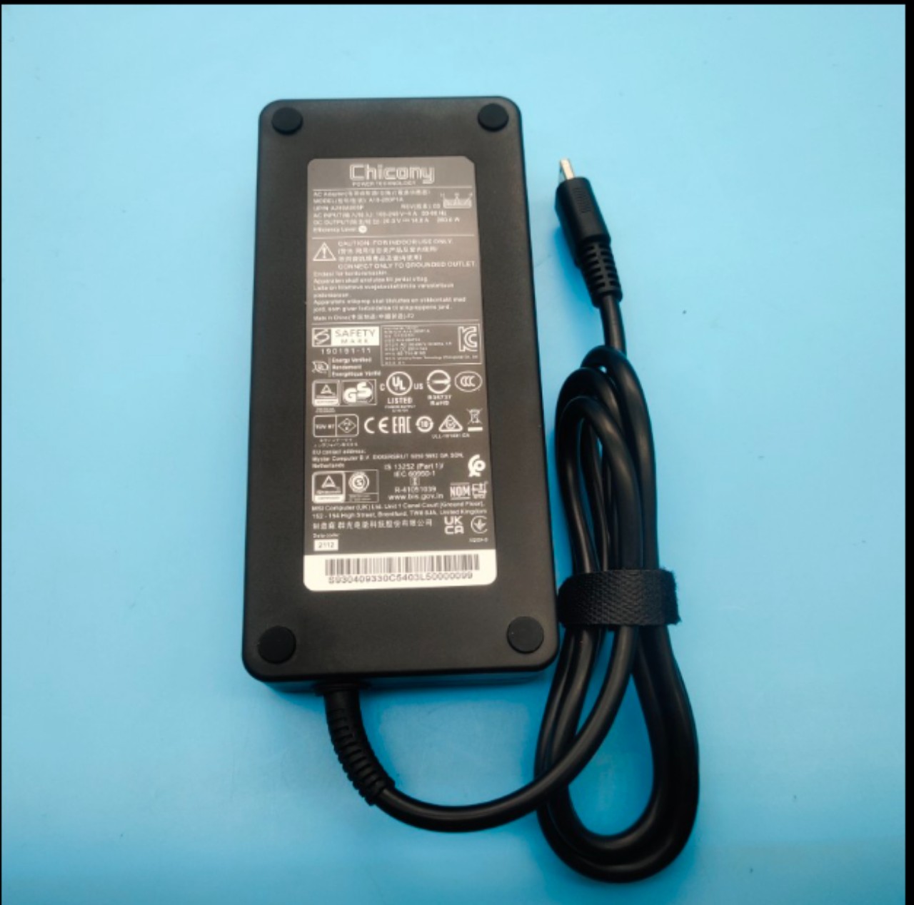 Sạc dành cho Laptop MSI GP76 Leopard 10UH/RTX3080 ADP-280BB B Delta 280W 20V AC Adapter Type USB 3-prong HÀNG NHẬP KHẨU