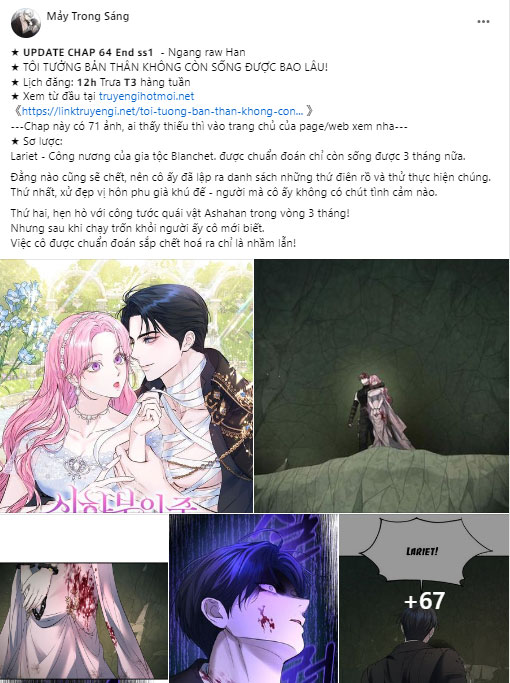 tôi tưởng bản thân không còn sống được bao lâu! chapter 64.2 32