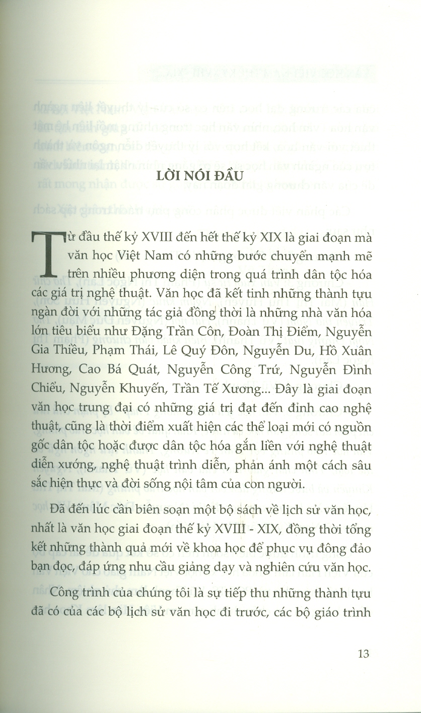 Văn Học Việt Nam Thế Kỷ XVIII - XIX Trong Bối Cảnh Văn Hoá Thời Lê Mạt - Nguyễn  - Viện Hàn lâm Khoa học Xã hội Việt Nam -  Viện Văn học; Vũ Thanh chủ biên