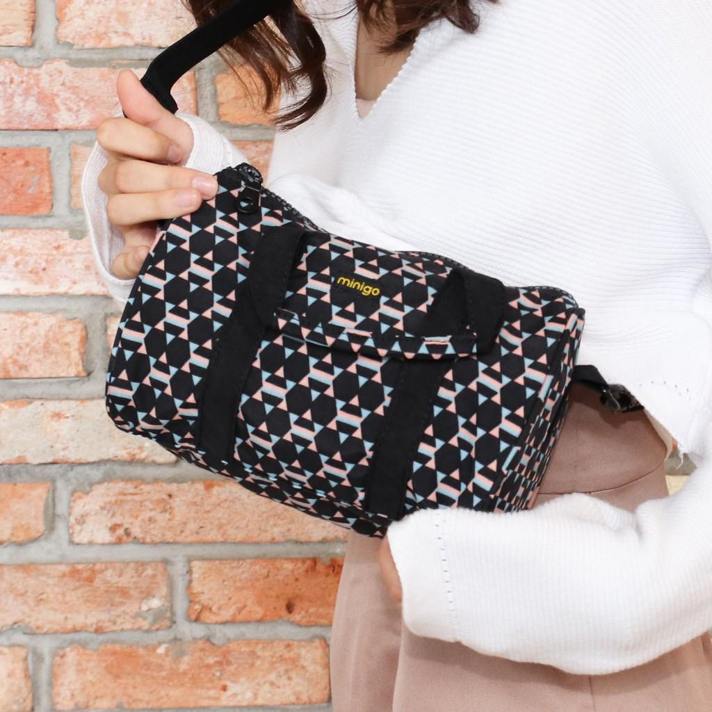 Túi Trống Đeo Chéo Mini Duffle Bag 1 Ngăn Lớn Có Dây Đeo | Thiết Kế Nhỏ Gọn Tiện Dụng Hoa Văn Star of David