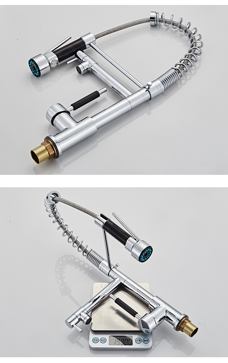 Vòi rửa chén nhà bếp Inox 304 Sink Faucet Kitchen xoay 360 đầu vòi di chuyển linh hoạt