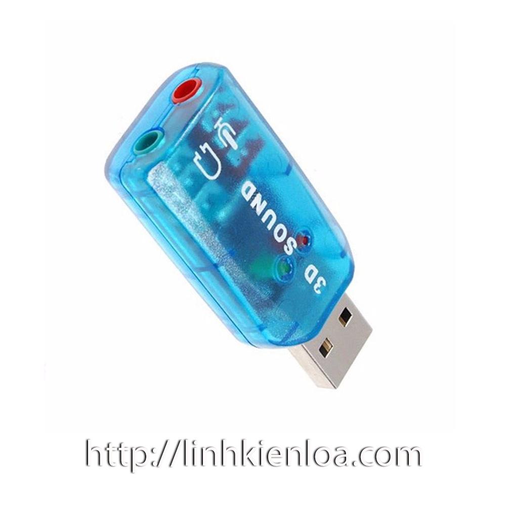 Card chuyển USB ra Sound - Card âm thanh USB dùng cho máy tính