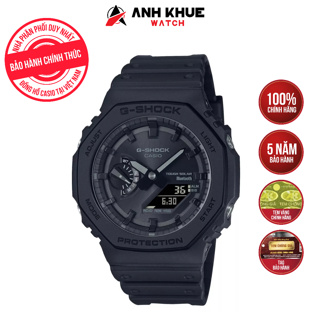 Đồng Hồ Casio Nam G-Shock Dây Nhựa GA-B2100-1A1DR