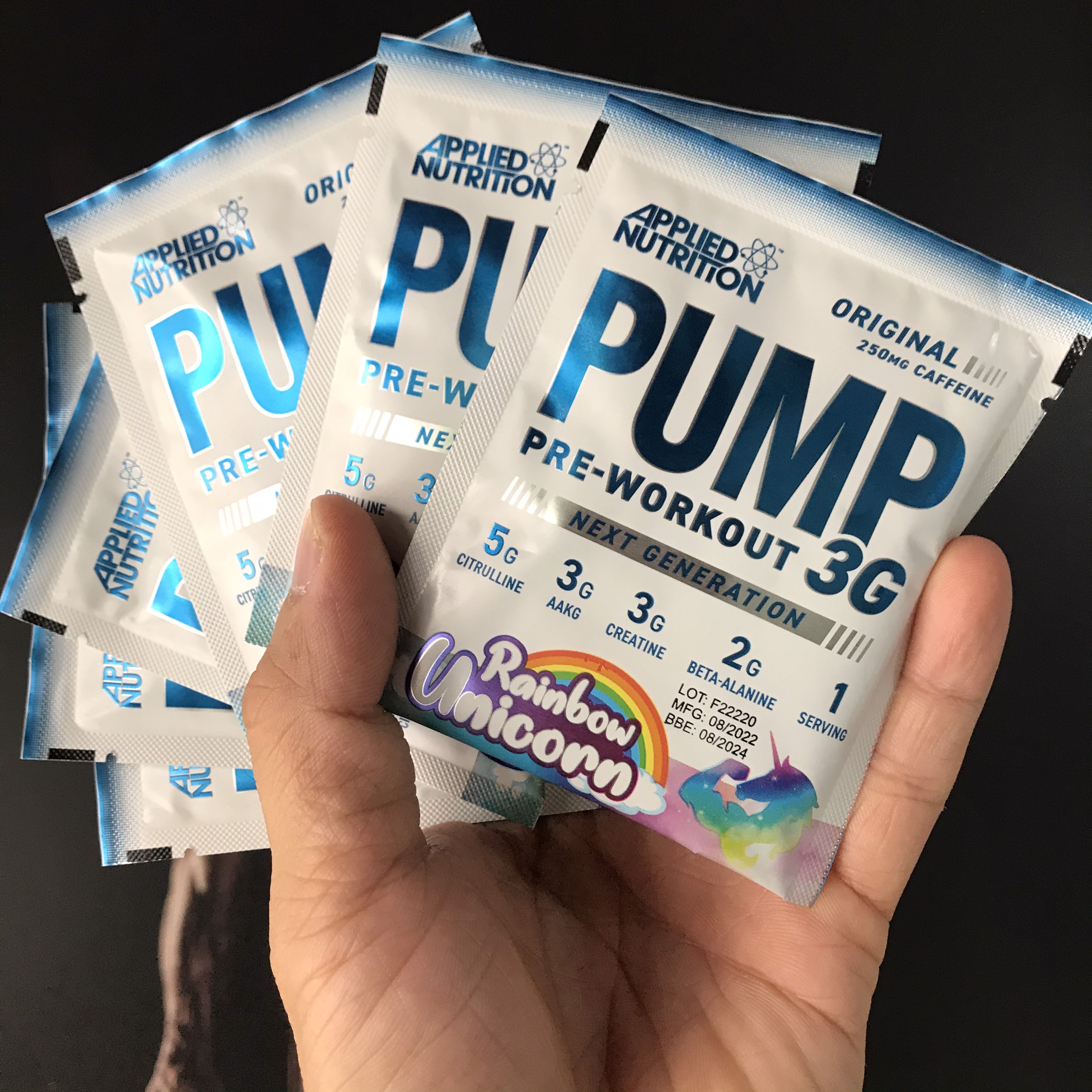 Gói Sample PUMP Pre-Workout 3G (1 Lần Dùng), Bổ Sung Năng Lượng, Tăng Khả Năng Tập Trung | Applied Nutrition