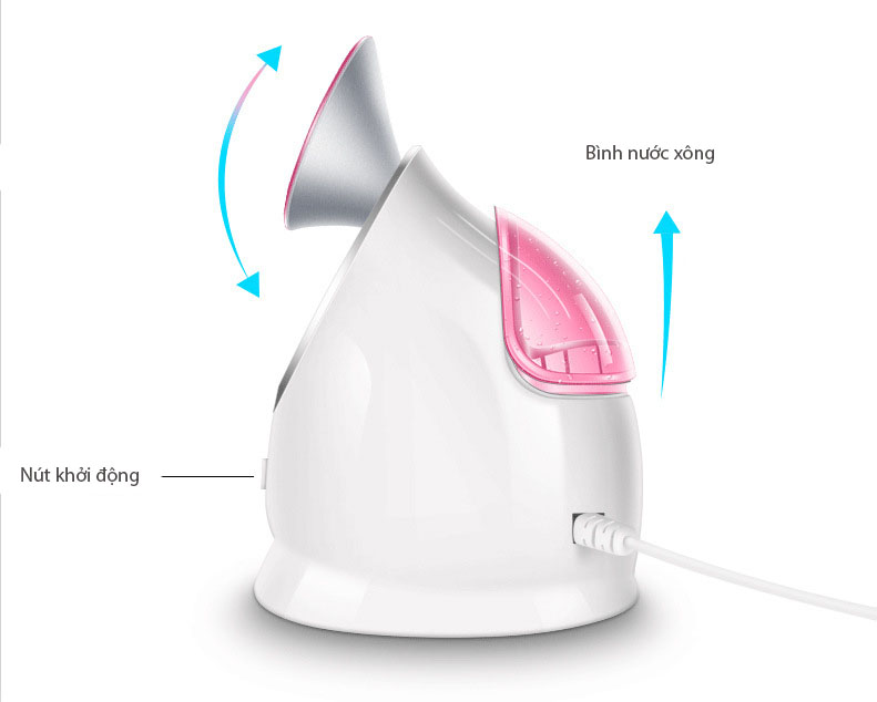 Máy xông hơi mặt KD2331A tặng bút massage mắt