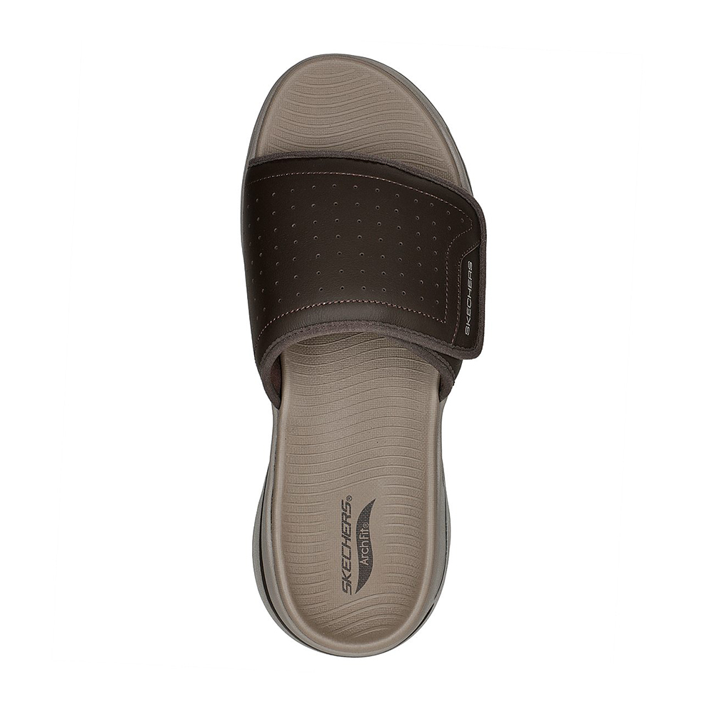 Skechers Nam Dép Quai Ngang Sandals GOWalk Arch Fit - 229034-CHOC