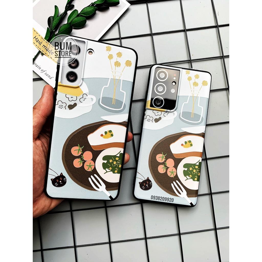 Ốp Lưng Food Cho ĐT Samsung Galaxy S21Ultra , S21Plus , S20Plus Note20 , Note10 PLUS , NOTE10 , NOTE9 ,NOTE 8 , S20 FE