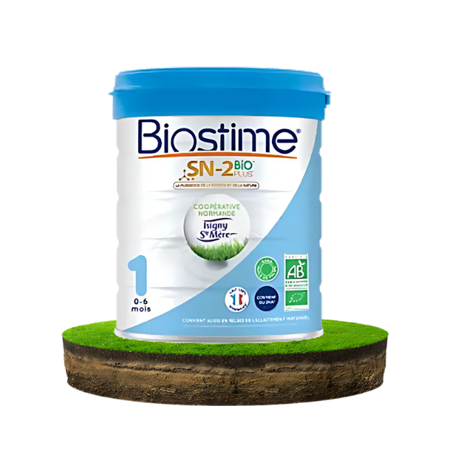 Sữa Bò Organic Biostime Số 1 (0-6 tháng) 800g