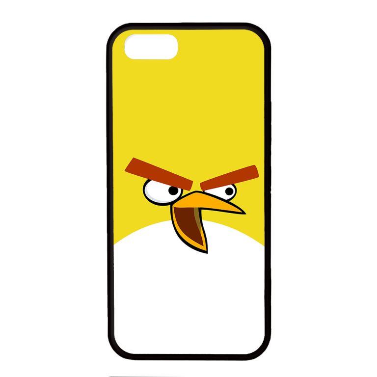 Ốp lưng dành cho điện thoại Iphone 5s Angry Vàng