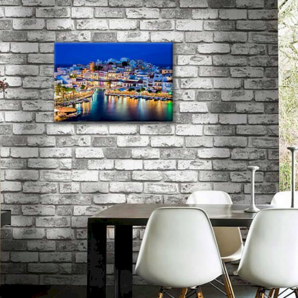 Tranh Trang Trí Phòng Khách "Thành Phố Về Đêm" - W246