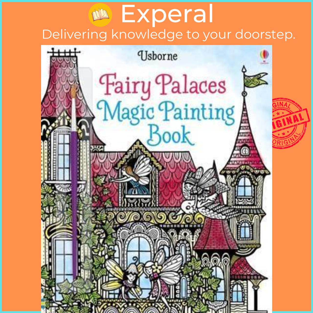 Sách - Fairy Palaces Magic Painting Book by Lesley Sims