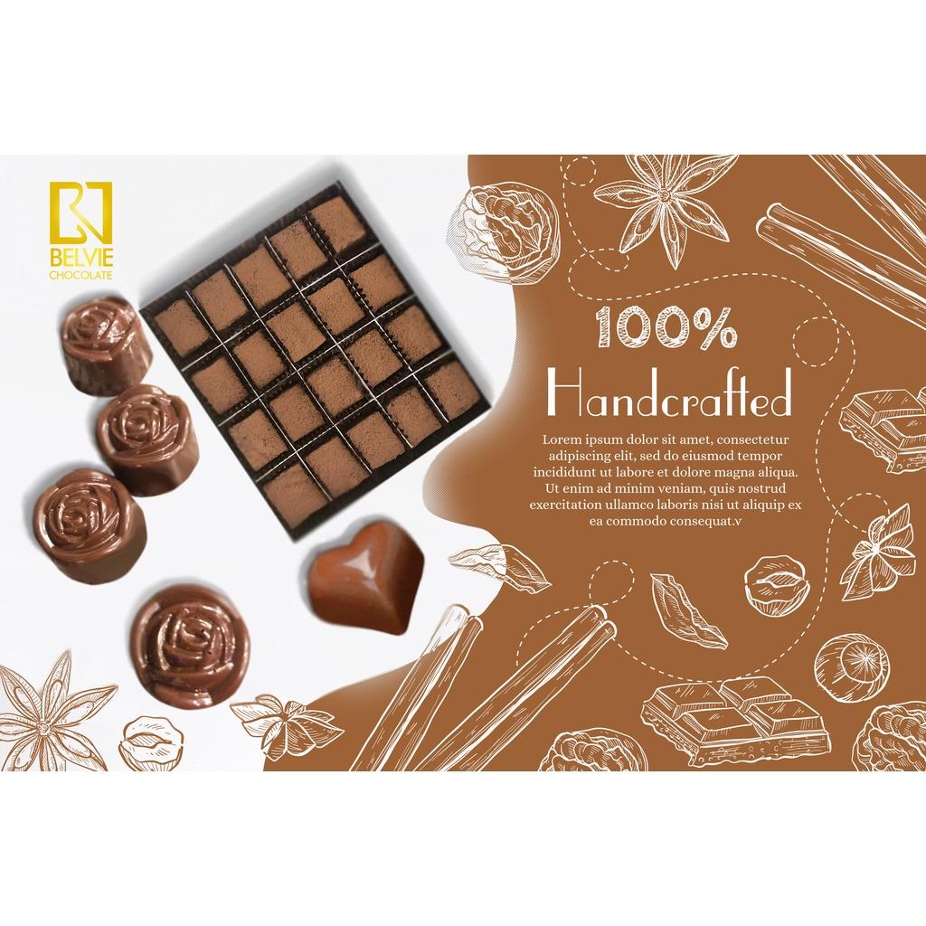 Hộp socola truffles Belvie 20 viên