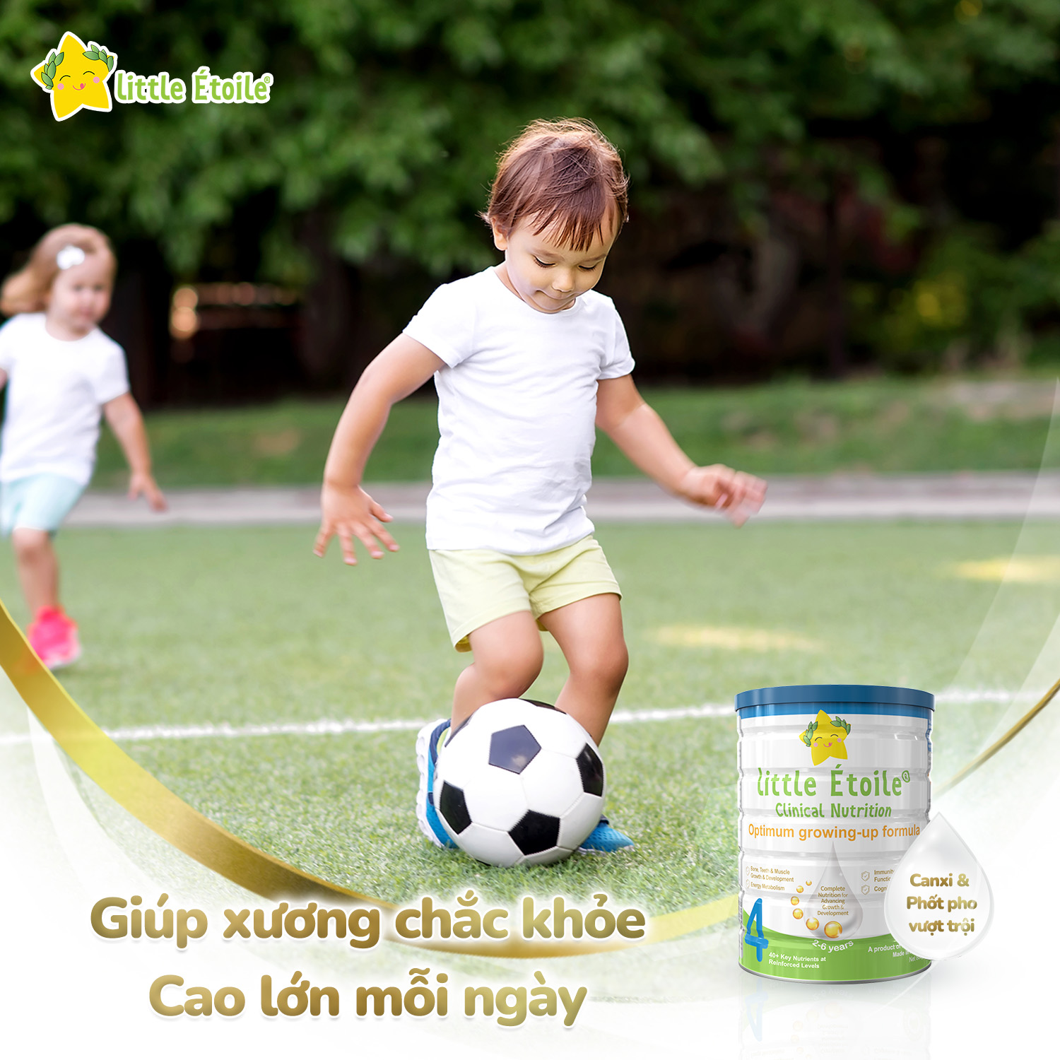 Sữa bột ngôi sao nhỏ Little Étoile số 4 (2-6 tuổi) 800g