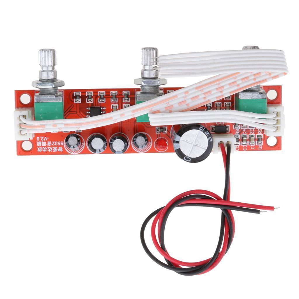 NE5532 Stereo Circuit Board Preamplifier  Adjustment Volume Control Unit