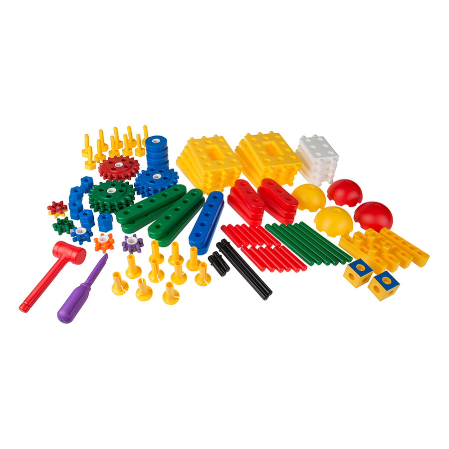 Đồ Chơi Xếp Hình Gigo Toys Hộp Bánh Răng Ma Quái - Junior Engineer - Magic Gears 7461P (110 Mảnh Ghép)
