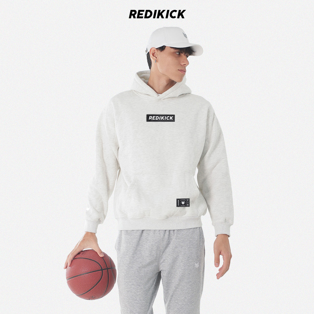 Hình ảnh Áo Hoodie Redikick Logo nỉ bông Unisex dày dặn chơi bóng rổ tennis tập gym chạy bộ - A23023