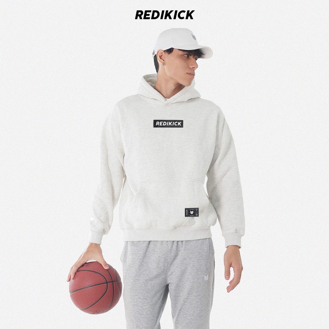 Áo Hoodie Redikick Logo nỉ bông Unisex dày dặn chơi bóng rổ tennis tập gym chạy bộ - A23023