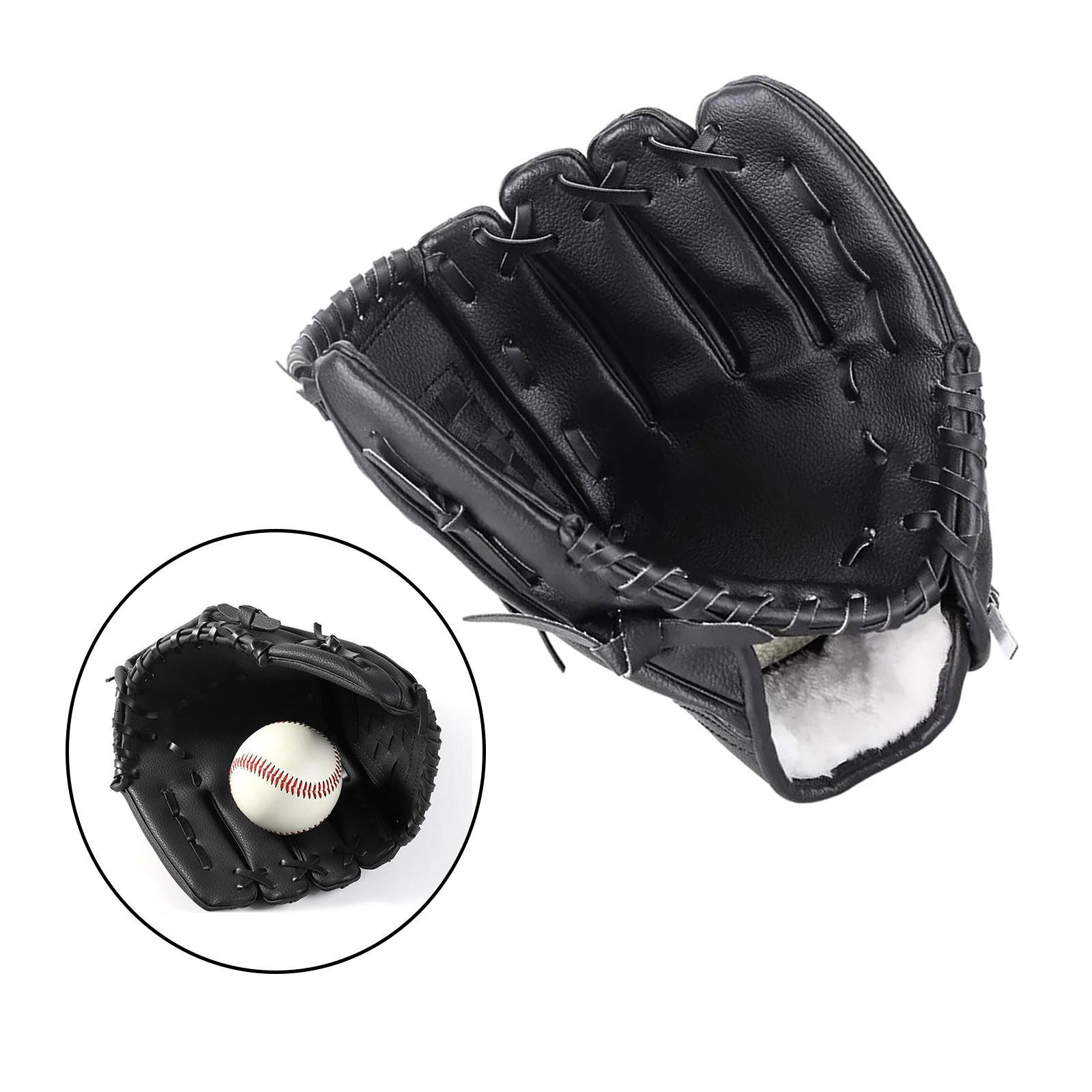 Baseball Glove Softball Glove Infield Outfield Gloves Easy to Break in Mitts Baseball Fielding Glove for Backyard, Women Men, Youth, Adult Kids