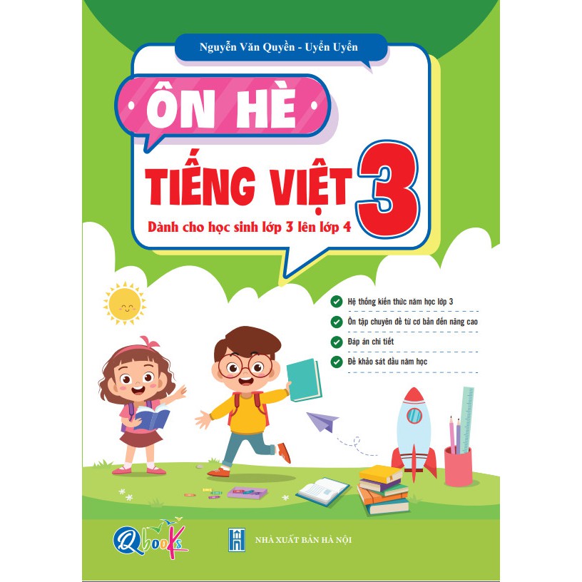 Sách Combo Ôn Hè Toán và Tiếng Việt 3 Dành cho học sinh lớp 3 lên 4