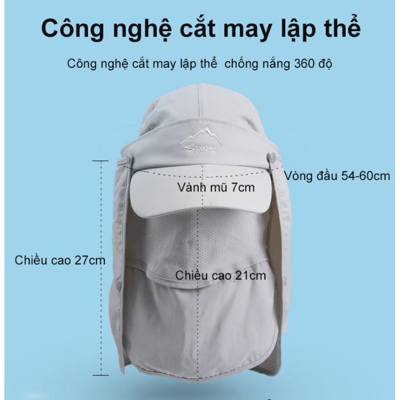 Mũ nón chống nắng hiệu quả thoáng khí UV Care Multi-Purpose - AsiaMart