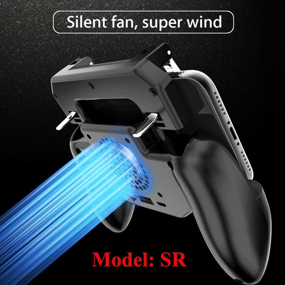 3 in 1 Mobile Gaming GamePad with Cooler Cooling Fan with Mobile Power Game Handle Mobile Games Controller Gamepads