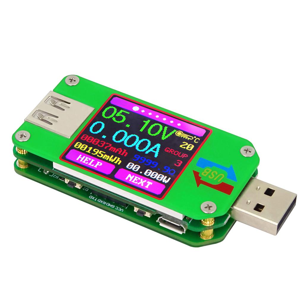 UM24 Cho ỨNG DỤNG USB 2.0 Loại C LCD Khuếch, Điện Máy Đo
