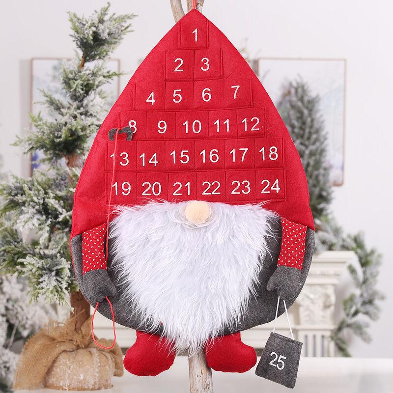 Số đếm Giáng sinh của Lịch Mùa Vọng Santa Claus Snavi Bonhomme Wapiti Đồ trang trí Giáng sinh Năm mới