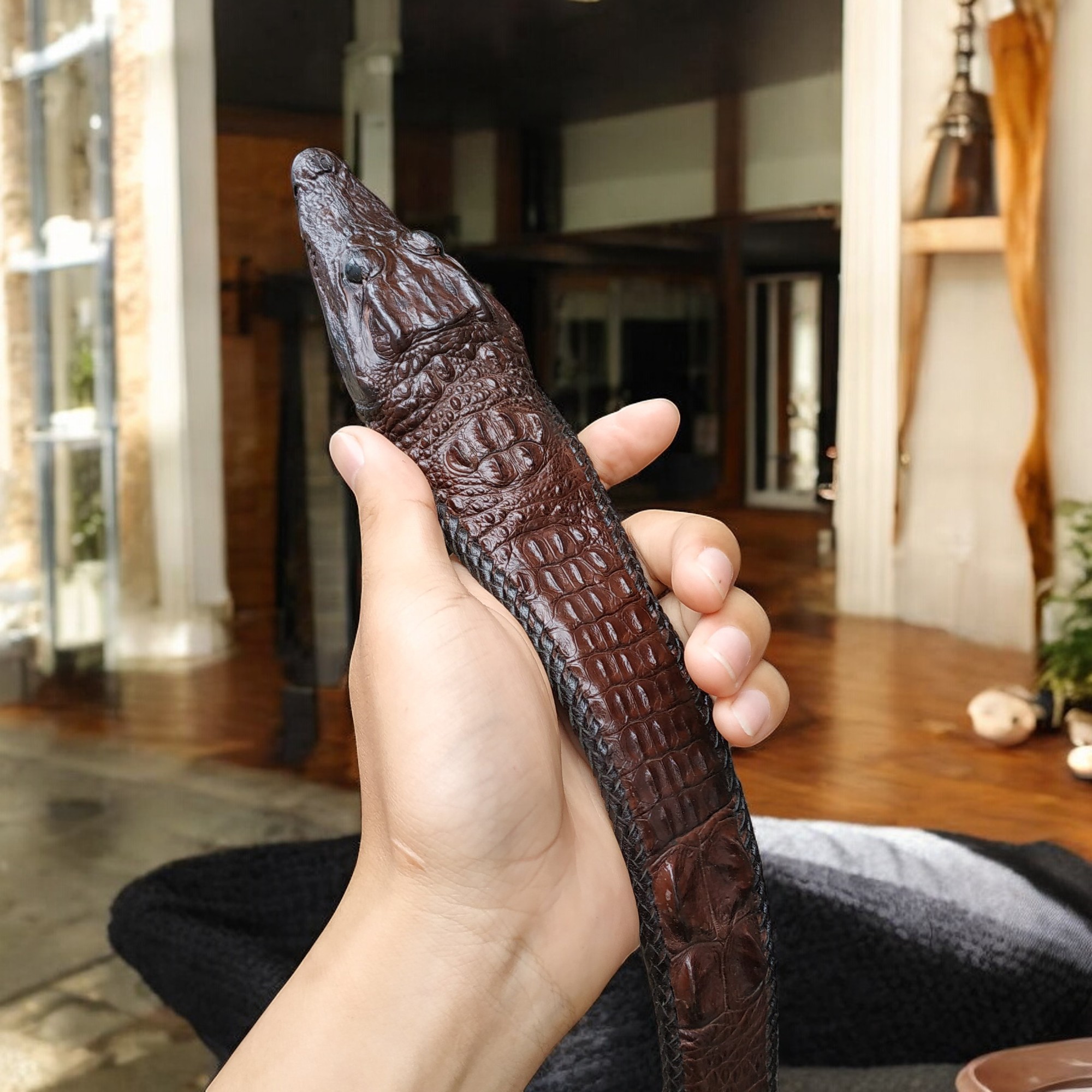 Thắt Lưng Đầu Cá Sấu Khẳng Định Phong Cách N51N