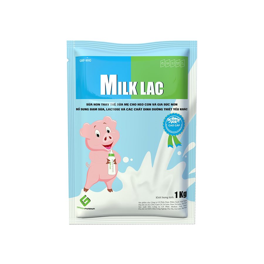 MILK LAC - SỮA NON THAY THẾ SỮA MẸ CHO HEO CON VÀ GIA SÚC NON