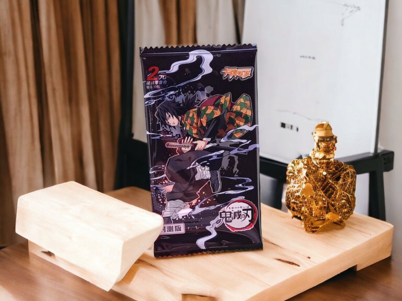 (FULL BOX) Hộp Thẻ Bài Anime Kimetsu No Yaiba ảnh thẻ nhân phẩm ngẫu nhiên chibi xinh xắn giá rẻ( hộp 30 pack)