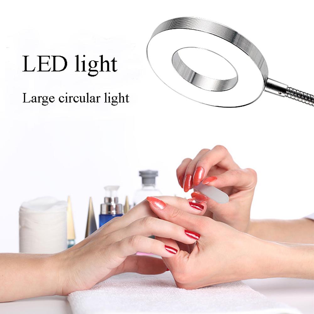 Clip-on Desk Lamp USB Table Lamp Eye Protection LED Light Bendable Flexible Reading Lamp for Nail Art Tattoo Reading