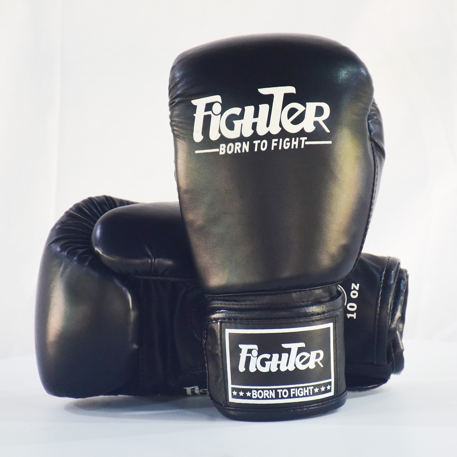 Găng Boxing Fighter - Màu Đen | Dùng cho Boxing, Muay, KickBoxing, Võ Cổ Truyền