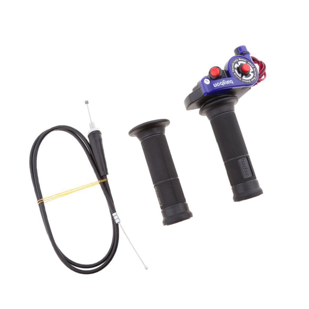 Motorcycle Twist Throttle Grip & Cable For 125cc 140cc 150cc Pit Dirt Bike