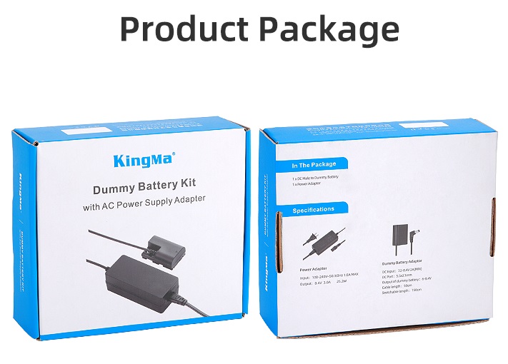 Pin ảo/ giả pin/ Pin Dummy Kingma for Sony NP-FZ100, Hàng nhập khẩu