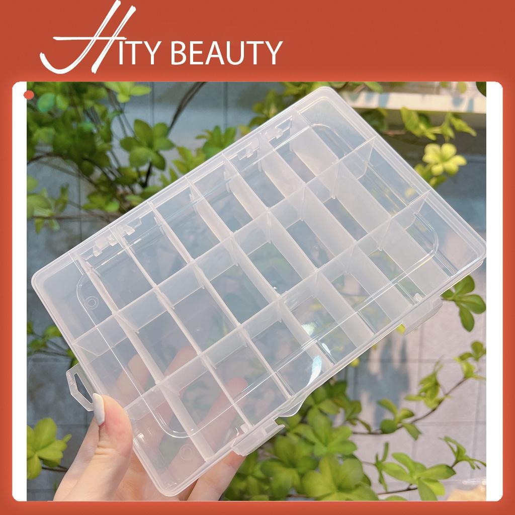 Hộp Nhựa Đựng Kẹp Tăm đa năng, chuyên nghiệp, dành cho makeup - Hity Beauty