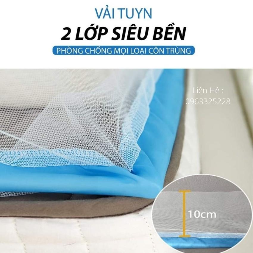 Mùng chup chống muỗi gấp gọn tự bung người lớn tiện dụng Kiều Phi