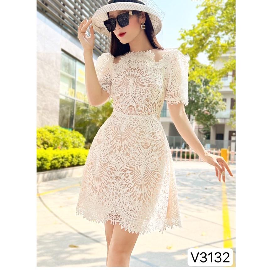 Đầm Ren Thiết Kế Eli Dress 2 dây Chất Liệu Ren Độc Đáo - Váy Ren Thiết Kế Độc Lạ, Trẻ Trung